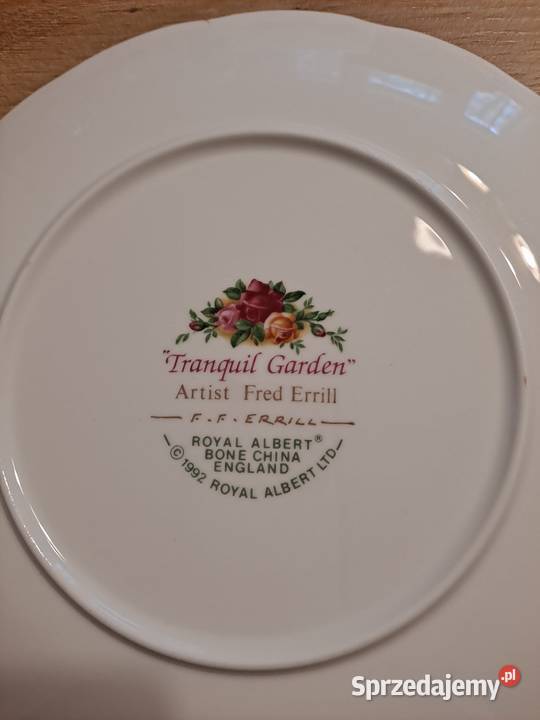 Porcelana talerz Royal Albert 1992 Anglia Kraków