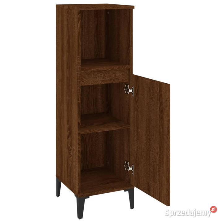 Szafka łazienkowa brązowy dąb 30x30x100 WM819819 Warszawa