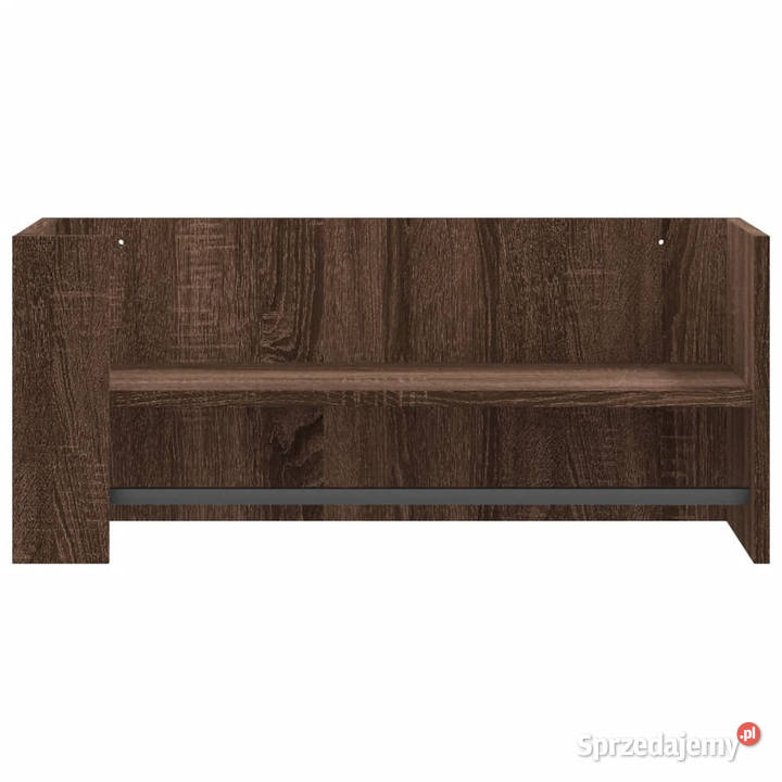 Półka ścienna brązowy dąb 705x35x305 WM848457 Półki Warszawa