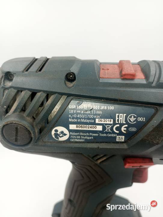 Wkrętarka Bosch GSR 180li LOMBARDi