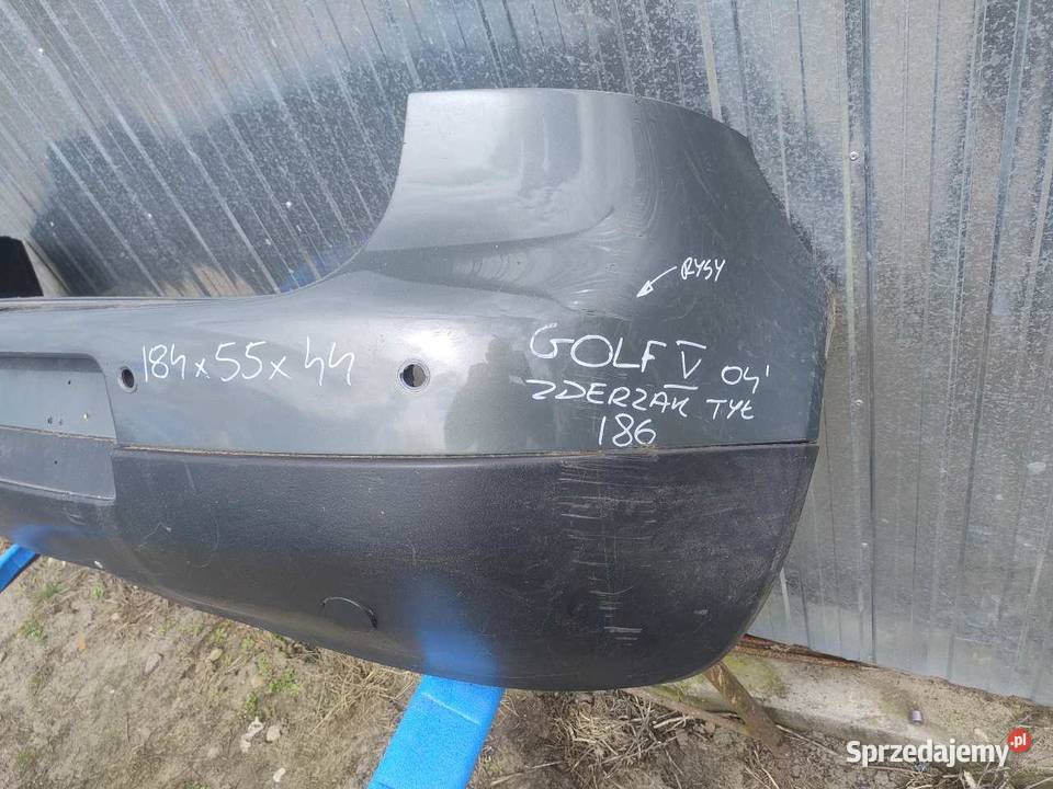 ZDERZAK TYŁ TYLNY VOLKSWAGEN GOLF V Zderzaki