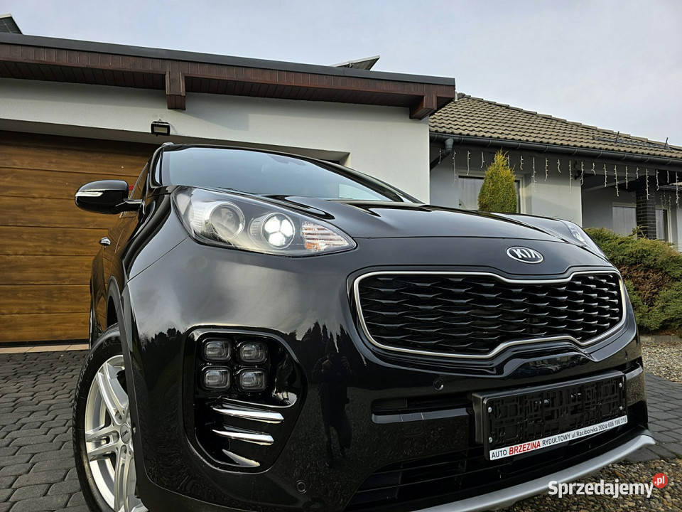 Kia Sportage serwis ASO STLine automat 4x4 IV asystent pasa ruchu Samochody osobowe Rydułtowy