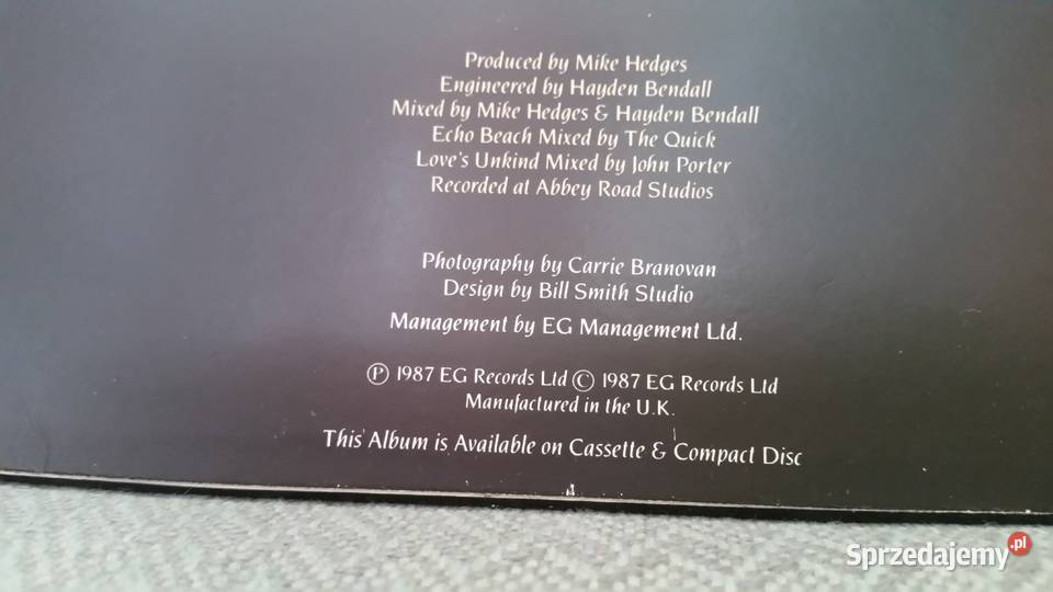 TOYAH Desire 1987 EG Records Ltd LP lubelskie Puławy