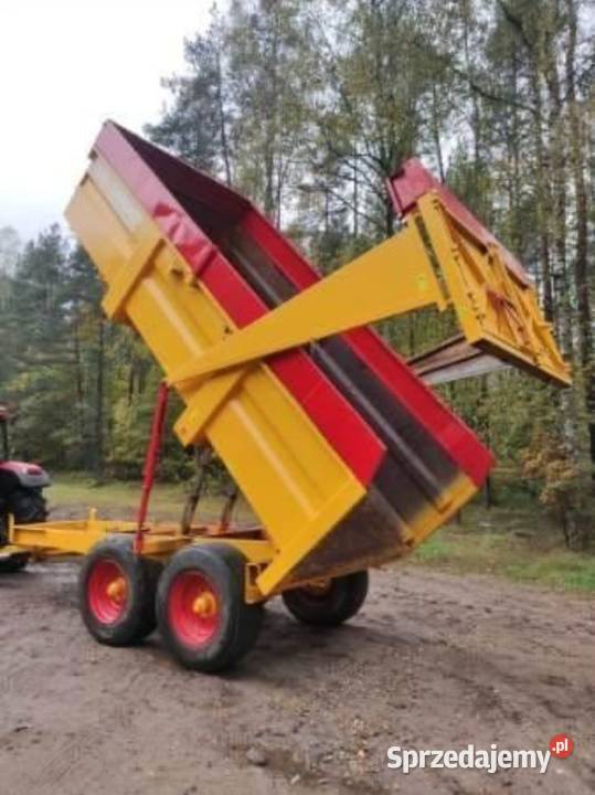 Przyczepa tandem skorupa 14t Przyczepy rolnicze Czarna Dąbrówka