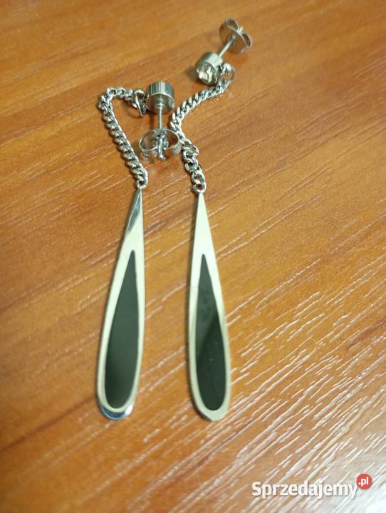 Długie lekkie kolczyki Biżuteria pomorskie Gdańsk