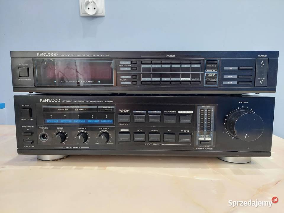 Kenwood Stereo Amplifier KA-94 and Stereo Tuner KT-75L