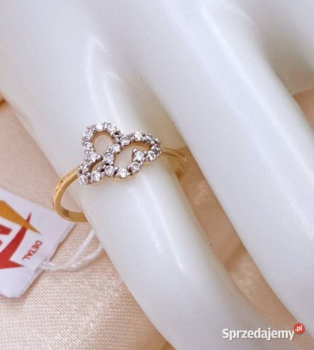 Pierścionek r10 Złoty pr585 motylek Z603 Poznań
