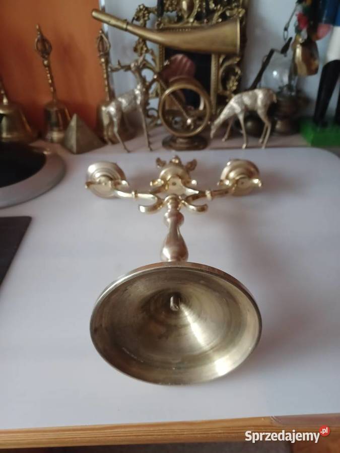 Świecznik Księstwo Warszawskie Mosiądz sprzedam