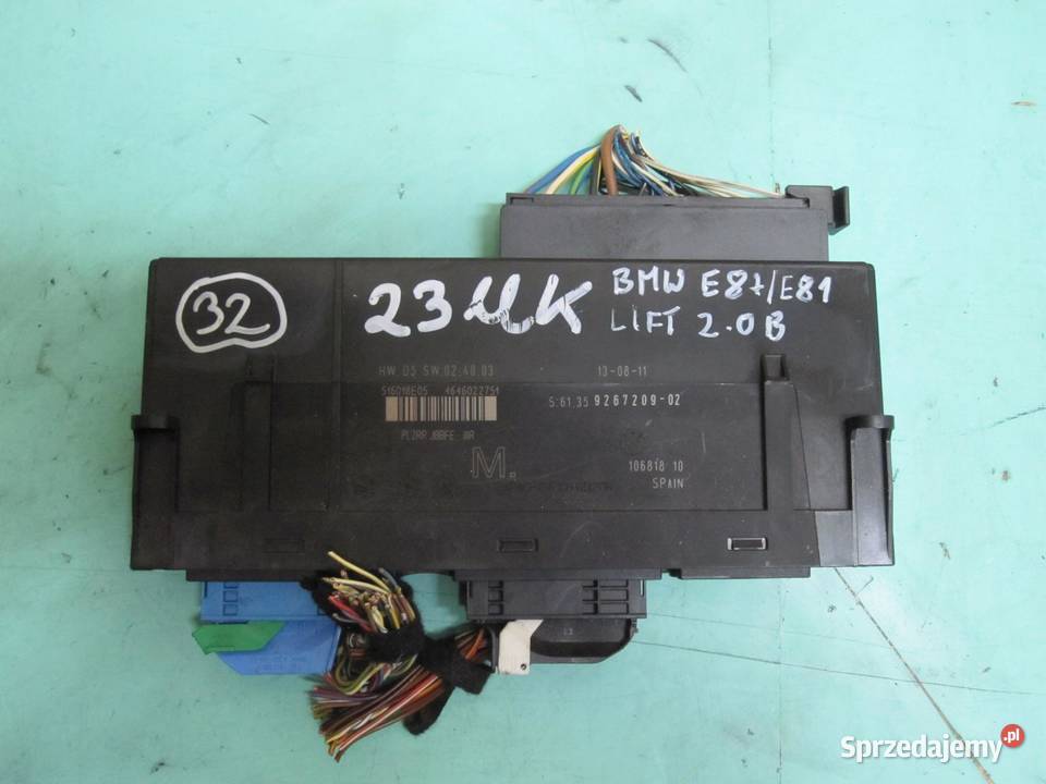 BMW E81 E87 LIFT 09r moduł komfortu 9267209 świętokrzyskie sprzedam