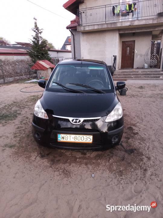Hyundai i10 2008r uszkodzony rejestracja 2009r i10 mazowieckie