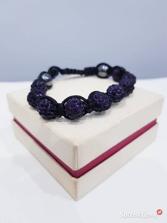 Damska bransoletka z kryształkami shamballa 2 Dąbrowa Górnicza sprzedam