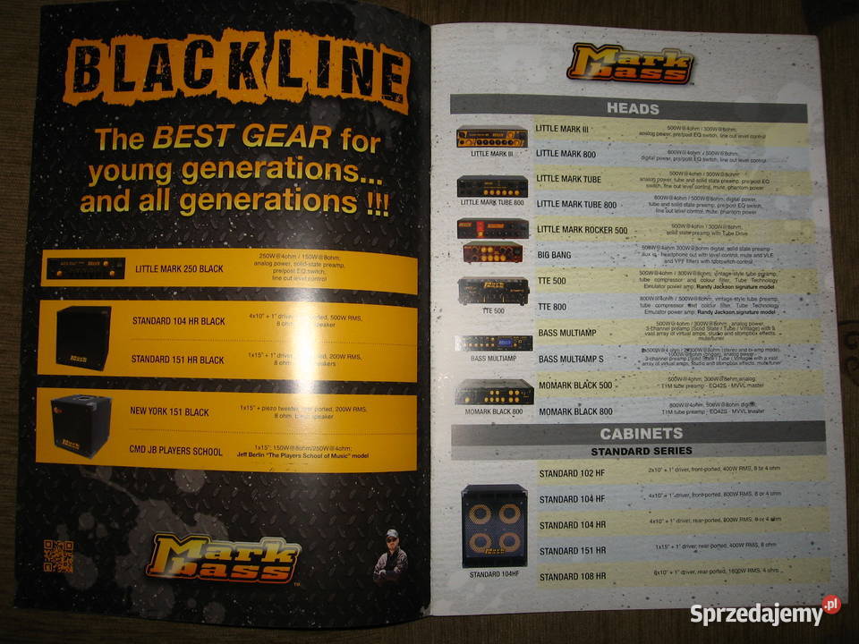 Mark World Mark Bass 2013 Products Catalogue Kępice