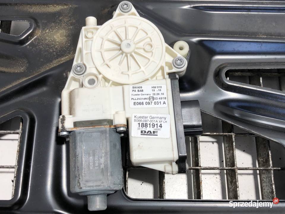 PODNOŚNIK SZYBY LEWY PRZÓD DAF XF 1881914 ciężarowe