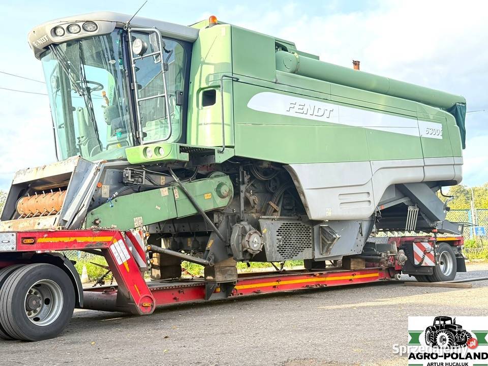 KOMBAJN ZBOŻOWY FENDT 6300 C 2008 HEDER 68 M Kombajny Kudowa-Zdrój