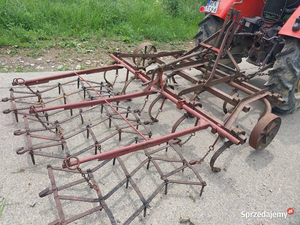 Kultywator z Bronami Brony Ursus C330 C360 T25 Maszyny rolnicze Paszowa sprzedam
