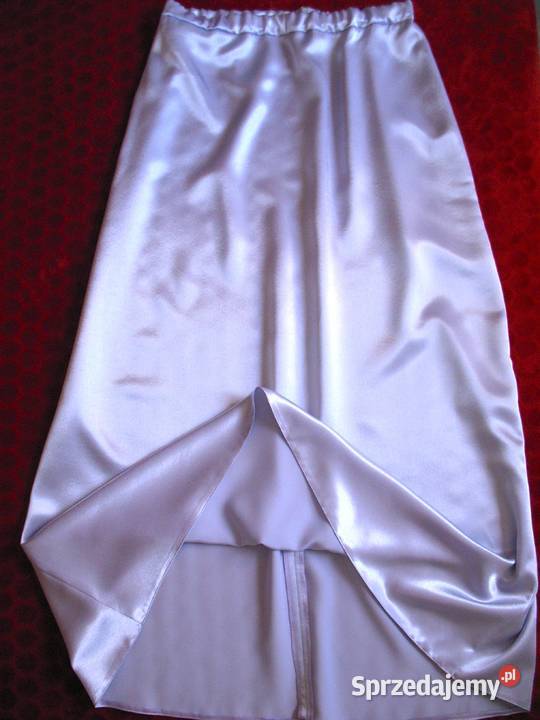 Spódnica z satyny 48 M pas 8492 Siedlce sprzedam