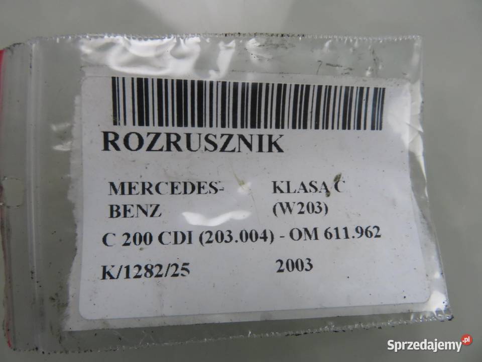 ROZRUSZNIK MERCEDES W203 C 200 CDI 116 OM 611962