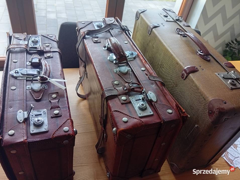 Walizki vintagez minionej epokiIdealne jako