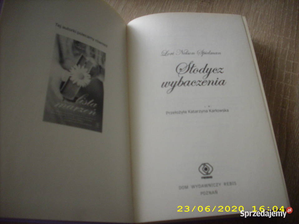 Słodycz wybaczenia Spielman k