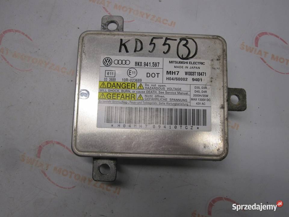 AUDI A5 S5 8T przetwornica XENON 8K0941597 Kielce