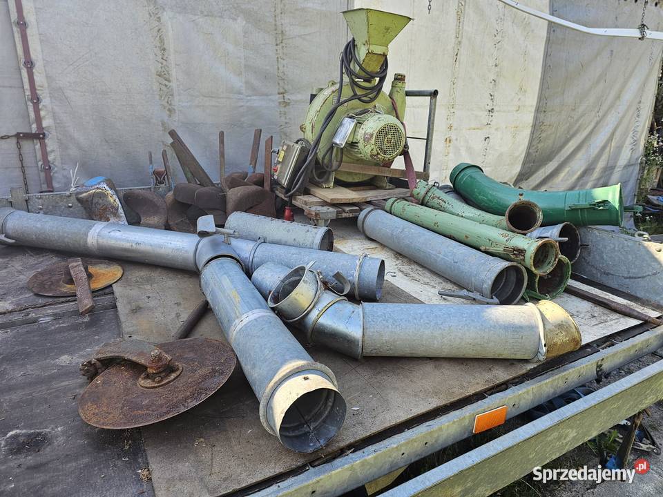 Rury do dmuchawy do zboża różne długości kolana