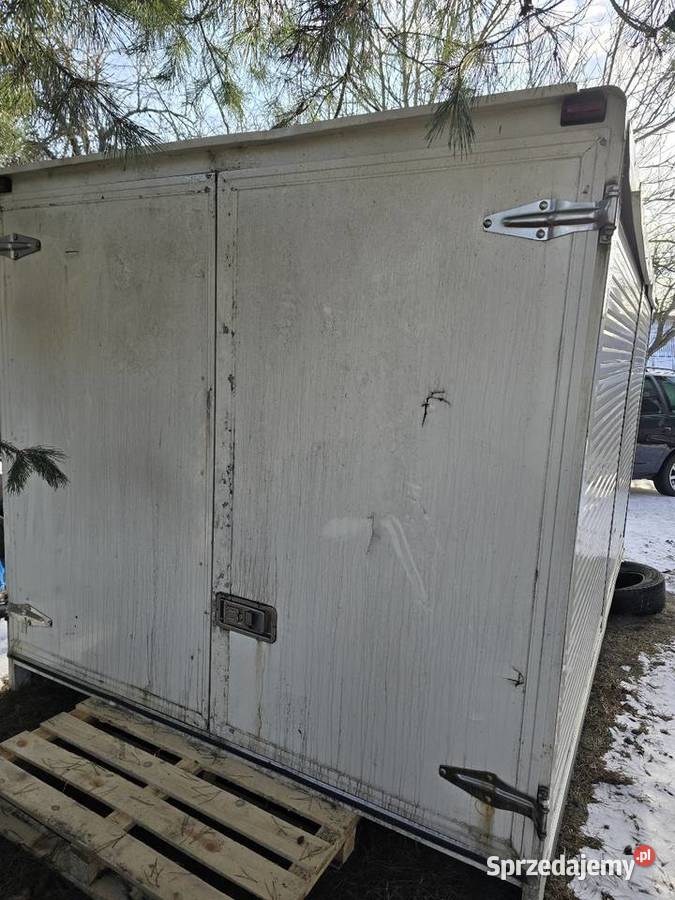 Kontener aluminiowy rolety drzwi tylne zabudowa dostawcze Żytno