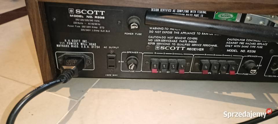 Stereo Receiver Scott R336 Sędziszów