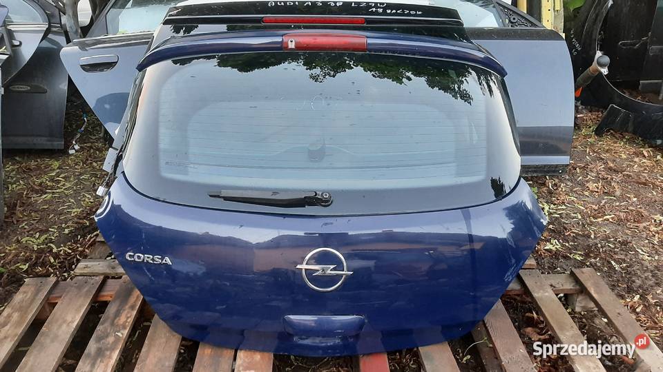 klapa bagażnika OPEL CORSA D 3drzwi lak Z20Z Klapy bagażnika dolnośląskie Dębno