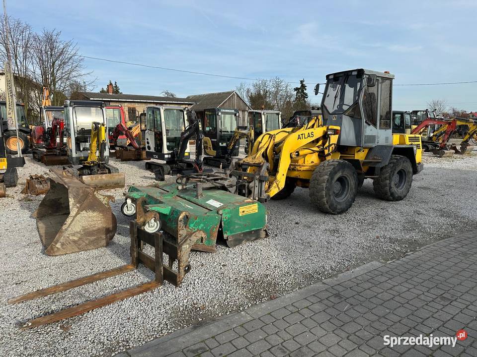 ATLAS 70S Ładowarka 2003 R widły łyżka Rok produkcji 2003 Złoczew