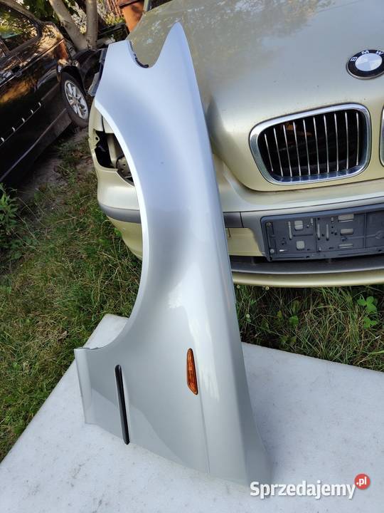 Bmw e46 lift błotnik lewy przód titansilber Aleksandrów Łódzki
