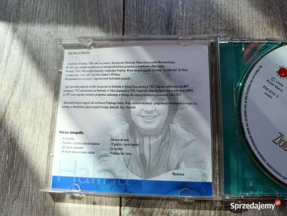 Halina Kunicka złote przeboje platynowa kolekcja Poznań