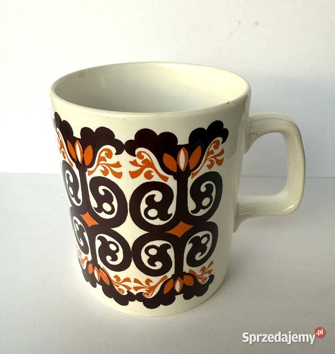 Vintage kubek do kawy Staffordshire Potteries Kraków