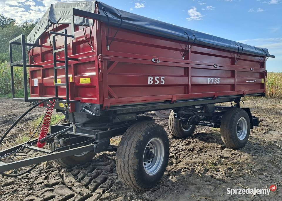 Przyczepa wywrotka BSS BRANDYS P73S hl 60118011 Rolnictwo Śmigiel