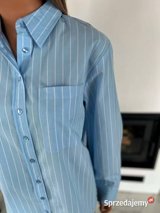Niebieska koszula w paski Rainbow S 36 Augustówka sprzedam