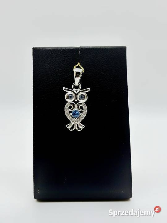 Nowa Srebrna Rodowana Zawieszka pr 925 155g Sowa Elbląg