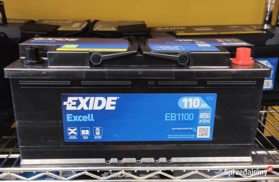 Akumulator Exide Excell 110Ah 850A Tczew sprzedam