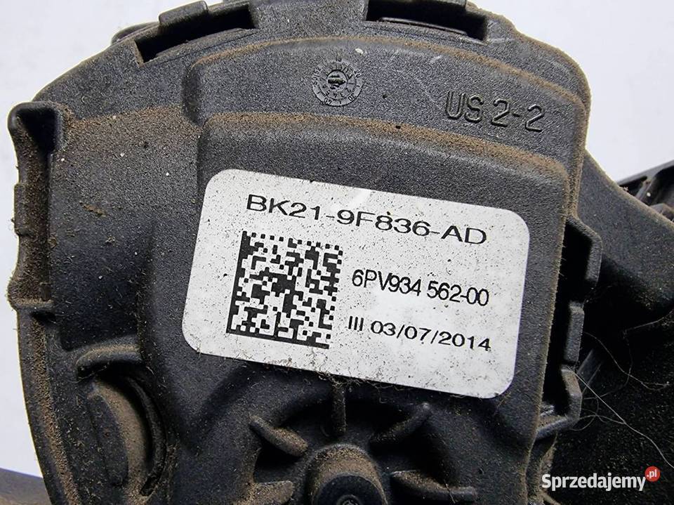 PEDAŁ FORD TRANSIT CUSTOM L1H1 BK219F836AD osobowe Pozostałe Lipno