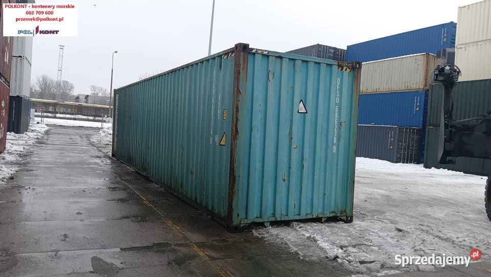 Kontener morski 40HC 12m Pewny Kontener świętokrzyskie Kielce