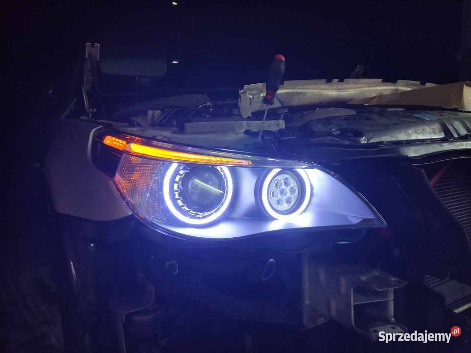 Lampy bmw E60 BiLed Projektor Ring cotton śląskie Częstochowa