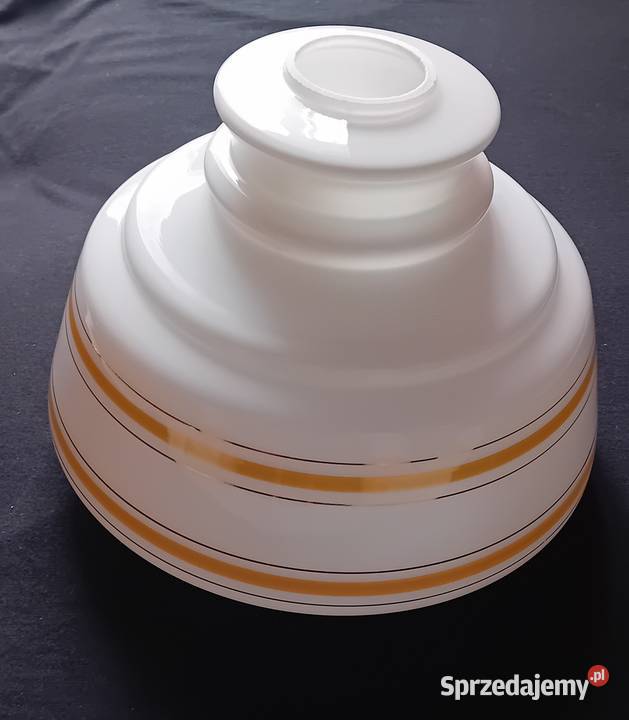 Klosz do lampy art deco szkło warstwowe Porcelana i szkło wielkopolskie