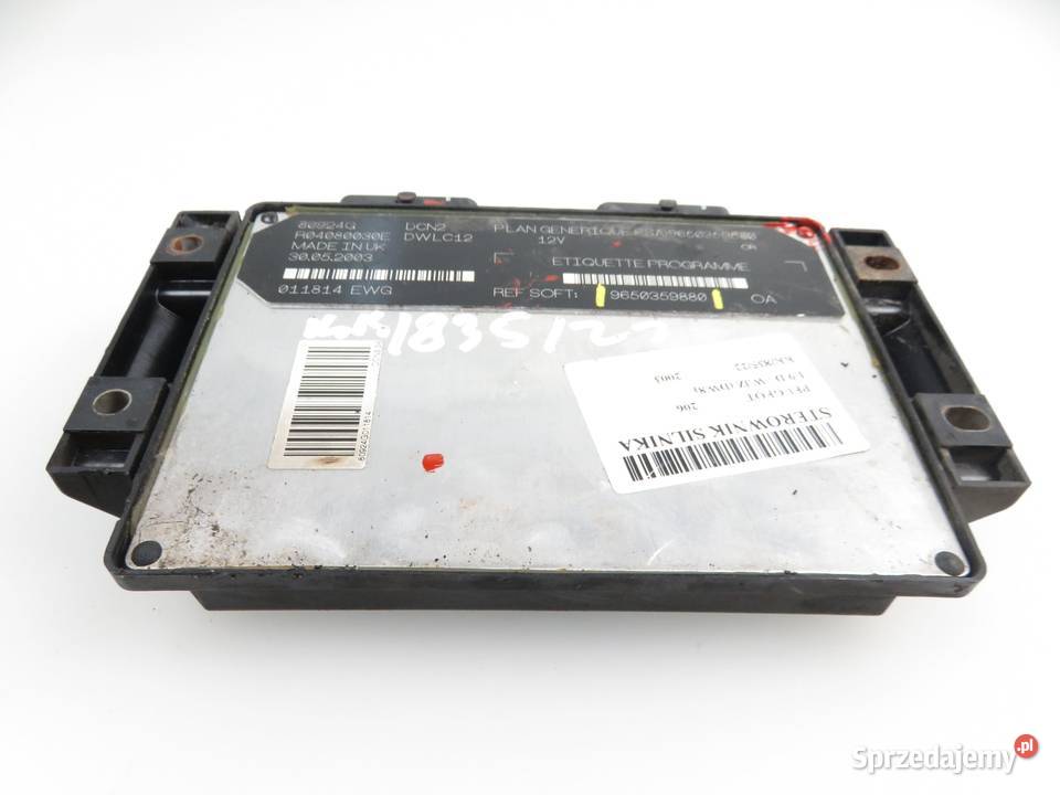 STEROWNIK PEUGEOT 206 19 D WJZ 9650359880