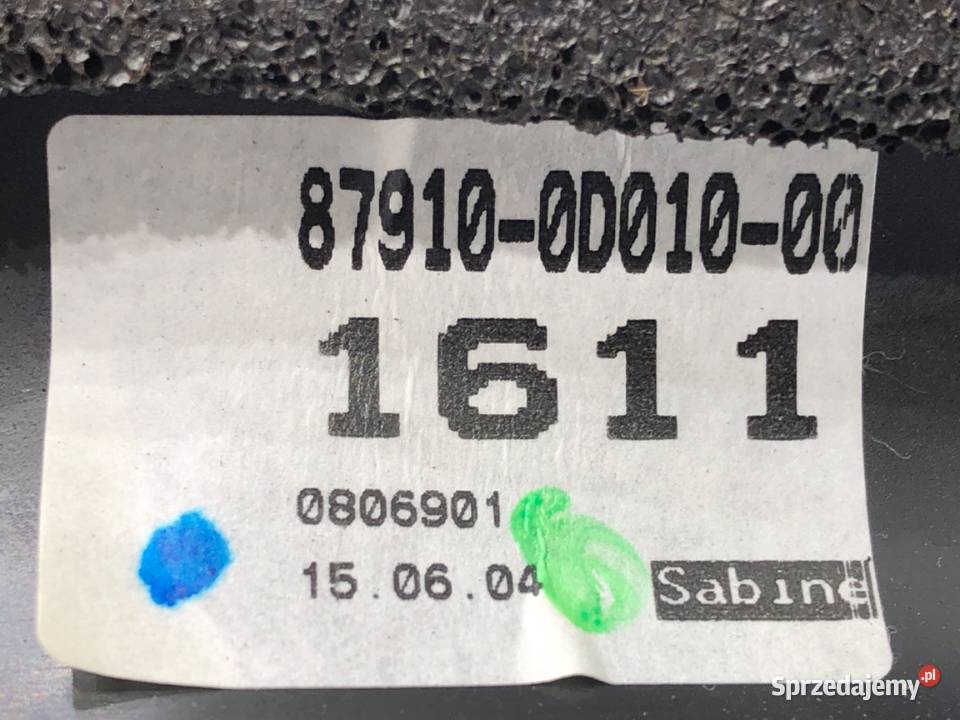 LUSTERKO PRAWY TOYOTA YARIS I Hatchback 9905 podkarpackie