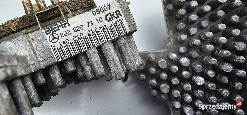 Rezystor dmuchawy mercedes w202 2028207310 osobowe wielkopolskie Zbąszyń sprzedam