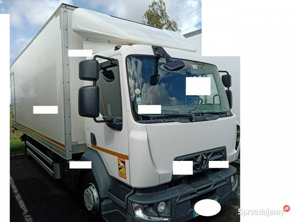 Renault D12 Euro 6 kontener 18 palet winda klapa 491000km