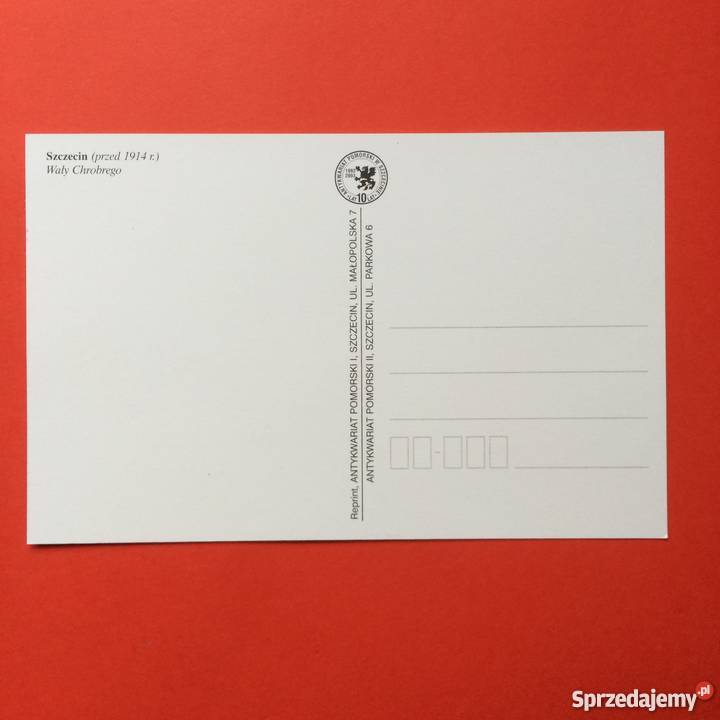 916 Reprint widokówki ze Stettina zachodniopomorskie