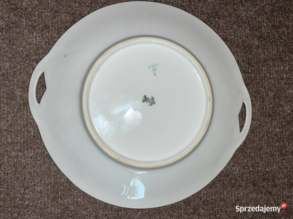 Secesyjna patera na ciasto wyprodukowana Carl pomorskie Gdańsk