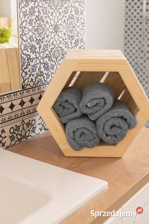 Donica drewniana SZEŚCIOKĄTNA ogrodowa donica na Kalety