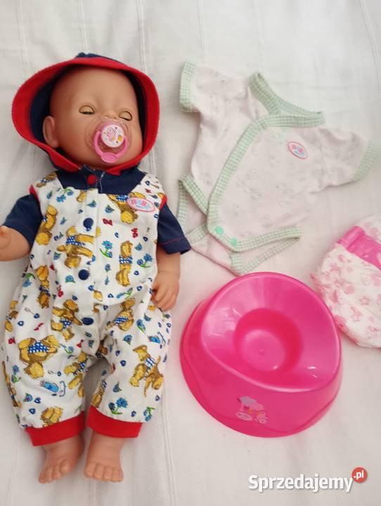 lalka baby born z ubrankami duży zestaw 16 Szczecinek
