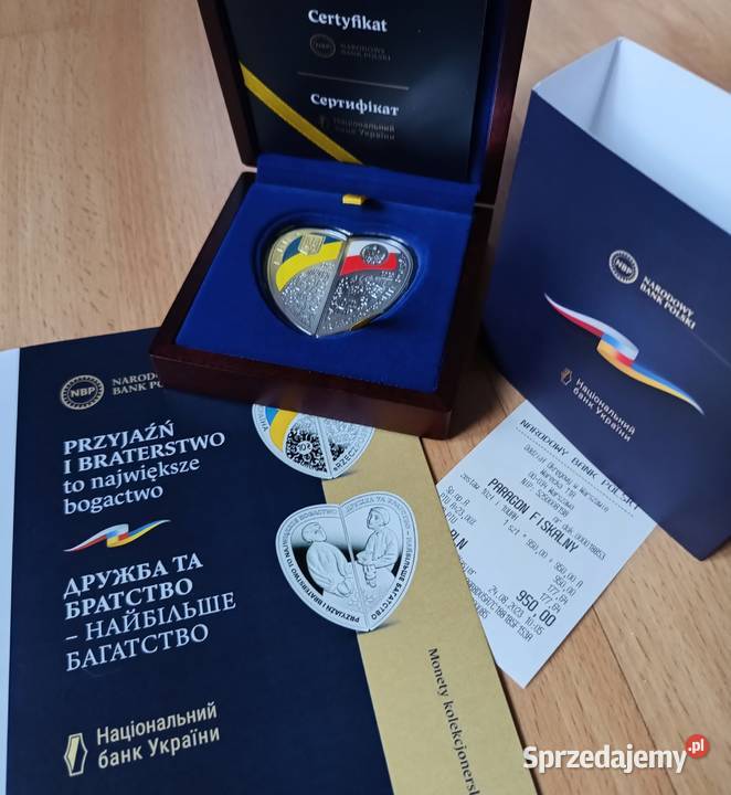 10 10 hrywien Przyjaźń i braterstwo zestaw Stanisławów Pierwszy sprzedam