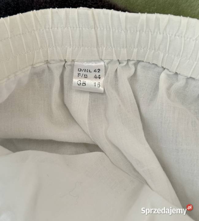 Biala dluga spodnica z falbanami Moda i Styl Lublin